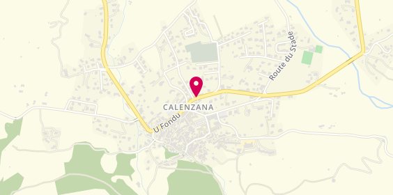 Plan de Le Calenzana, 7 Cours Saint Blaise, 20214 Calenzana