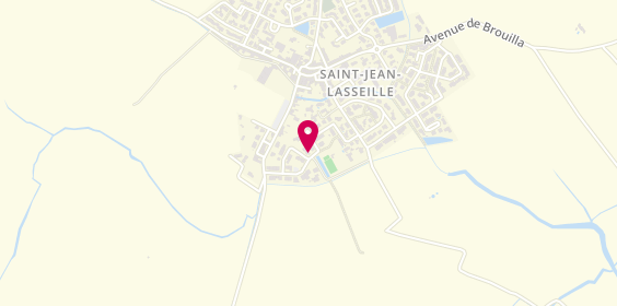 Plan de La Casa Pizza, 15 Rue des Tilleuls, 66300 Saint-Jean-Lasseille
