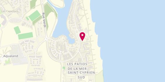 Plan de Les Frégates, 12 avenue Armand Lanoux, 66750 Saint-Cyprien