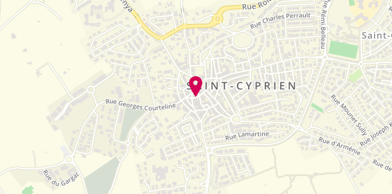 Plan de Pizza Saint Cyp, 27 Rue Georges Duhamel, 66750 Saint-Cyprien
