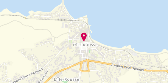 Plan de L'Isula Café, 2 Pl. Pascal Paoli, 20220 L'Île-Rousse