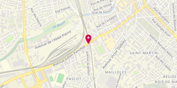 Plan de Pizza House, 51 avenue Julien Panchot, 66000 Perpignan