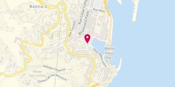 Plan de Pizzeria la Terrasse du Vieux Port, Vieux Port, 20200 Bastia