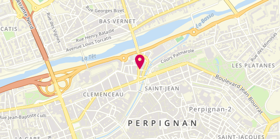 Plan de Pizz'burg, 14 Rue Jean Payra, 66000 Perpignan