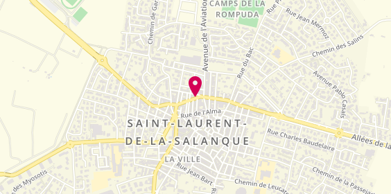 Plan de Pizza Denis, 21 avenue Maréchal Foch, 66250 Saint-Laurent-de-la-Salanque