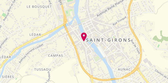 Plan de Le Chistera, 4 place des Capots, 09200 Saint-Girons