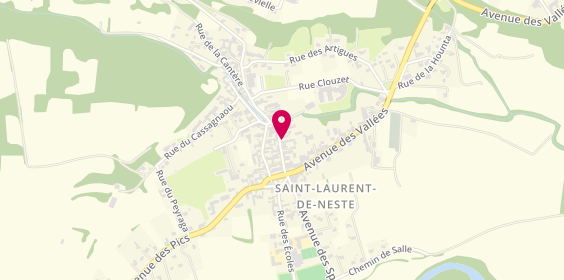 Plan de La Tanière, 6 Rue de la Prade, 65150 Saint-Laurent-de-Neste