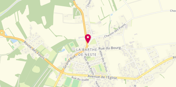 Plan de L.P Pizza, 2 Route de Lannemezan, 65250 La Barthe-de-Neste