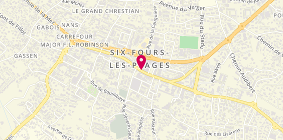 Plan de L'Amélie pizza est devenu : Les Pizzas de PASCAL, 60 Rue République, 83140 Six-Fours-les-Plages