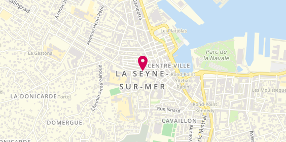 Plan de Pizz'En Seyne, 32 Cr Louis Blanc, 83500 La Seyne-sur-Mer
