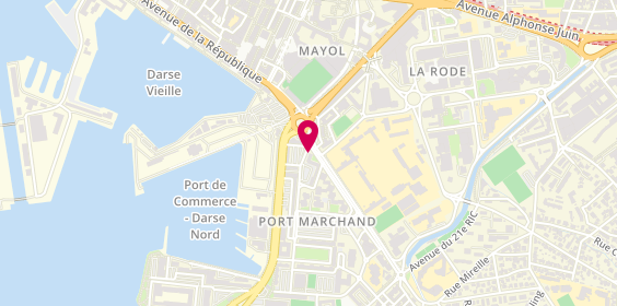 Plan de Pizz'Atomic, 46 avenue Maréchal de Lattre de Tassigny, 83000 Toulon