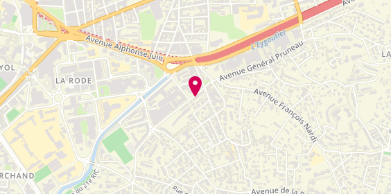 Plan de Amapizza, 256 Rue Général Michel Audeoud, 83000 Toulon