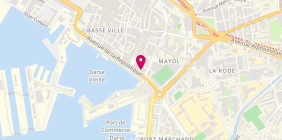 Plan de Pizzeria du Port, 503 avenue de la République, 83000 Toulon