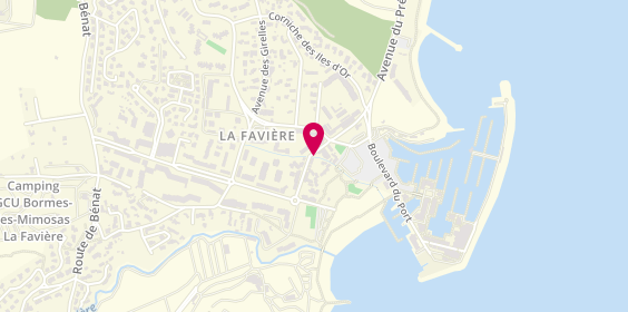 Plan de Côté Palmier, 150 Boulevard du Front de Mer, 83230 Bormes-les-Mimosas