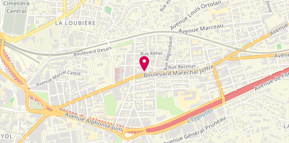 Plan de Allo Pizza, 69 Boulevard Maréchal Joffre, 83000 Toulon
