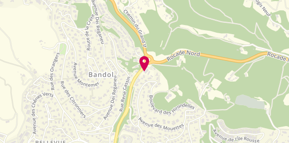 Plan de Bandol Pizza, 260 Boulevard de Marseille, 83150 Bandol
