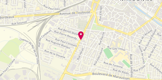 Plan de Pizza Pizza, 63 avenue Général Leclerc, 11100 Narbonne