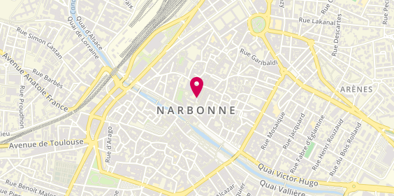 Plan de L’ AVE, 16 place de l'Hôtel de Ville, 11100 Narbonne