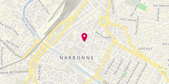 Plan de Dolce Italia, 72 Rue Droite, 11100 Narbonne