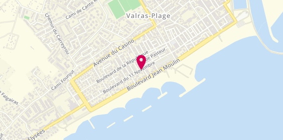 Plan de Il Catanese, 7 Boulevard du 11 Novembre, 34350 Valras-Plage