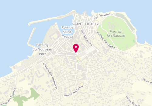 Plan de L'Aroma, 2 Rue Joseph Quaranta, 83990 Saint-Tropez
