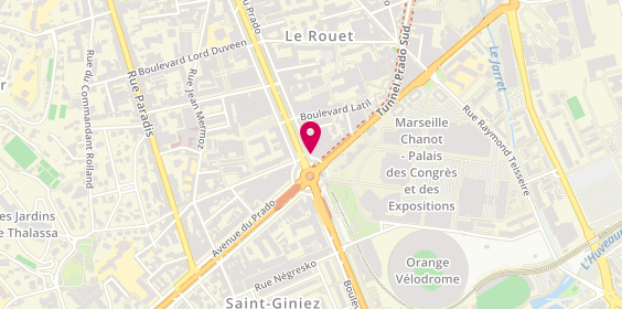 Plan de Le Petit Plat, 285 avenue du Prado, 13008 Marseille