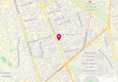 Plan de Le Murano, 229 avenue du Prado, 13008 Marseille