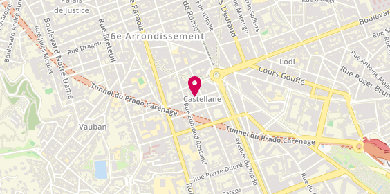 Plan de Pizza Nas, 18 Rue Jean Fiolle, 13006 Marseille