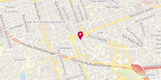 Plan de Au Rendez Vous, 7 Rue du Rouet, 13008 Marseille