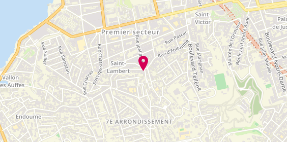 Plan de Scuderia Pizza, 133 Rue d'Endoume, 13007 Marseille