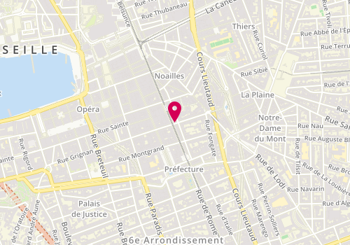 Plan de La Pizza Vita, 1 Rue Jean-Baptiste-Estelle, 13001 Marseille