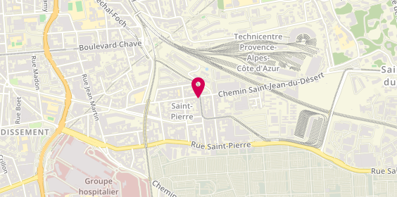 Plan de Jb Pizza, 41 Boulevard Sainte Therese, 13005 Marseille