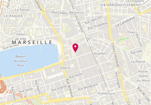 Plan de Pizza Charly, 7 place Général de Gaulle, 13001 Marseille