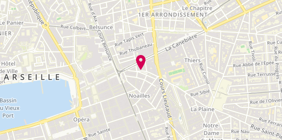 Plan de Pizzeria Gare de l'Est, 5 Rue du Marché des Capucins, 13001 Marseille