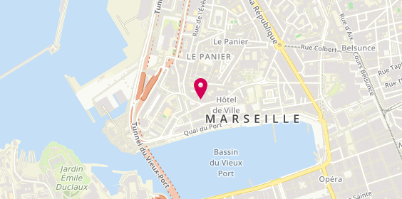 Plan de Chez Angèle, 50 Rue Caisserie, 13002 Marseille