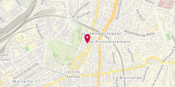 Plan de Pizz'massilia, 83 avenue des Chartreux, 13004 Marseille