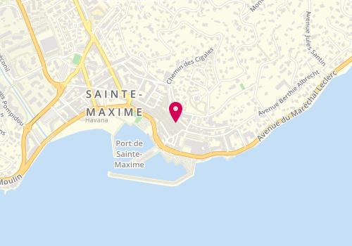 Plan de Mamma Mia, 29 Hoche, 83120 Sainte-Maxime