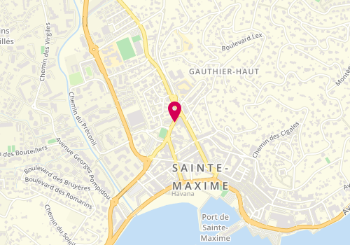 Plan de Pizzas du Golfe, 13 Rue du Dr Sigallas, 83120 Sainte-Maxime