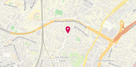 Plan de Pizza Napoli, 90 avenue des Chutes Lavie, 13004 Marseille