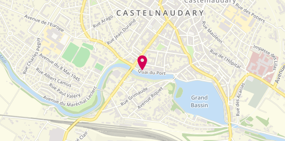 Plan de Restaurant Brasserie le Quai 21, 21 Quai du Port, 11400 Castelnaudary