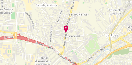 Plan de Bidéo Bi Chez Narcisse, 58 avenue de Saint-Jérôme, 13013 Marseille