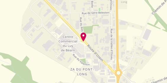Plan de Kiosque à Pizzas, 10 Rue des Eaux Bonnes, 64121 Serres-Castet