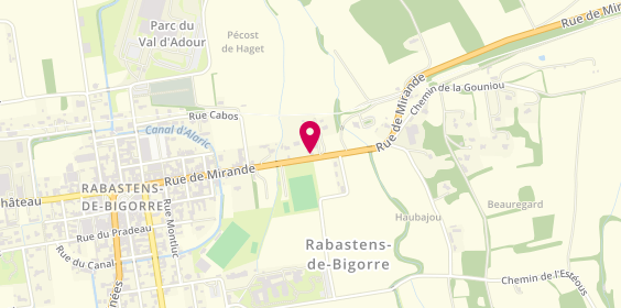 Plan de Basilico E Pomodoro, 65 Rue de Mirande, 65140 Rabastens-de-Bigorre