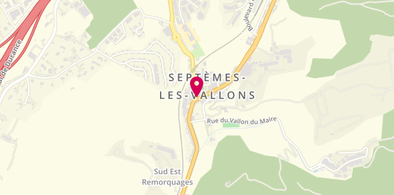 Plan de Chez Baby, 2 Route d'Apt, 13240 Septèmes-les-Vallons