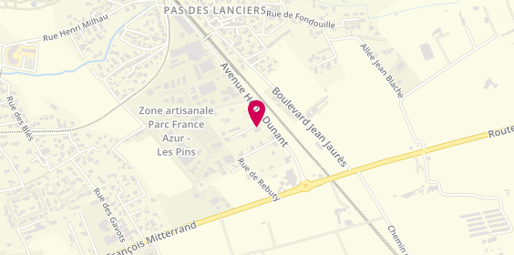 Plan de Restaurant Les Lanciers, 52 avenue Henri Dunant, 13700 Marignane