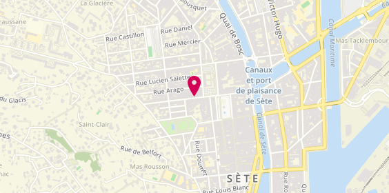 Plan de Casa Italia, 12 Rue Henri Barbusse, 34200 Sète