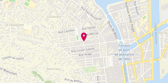Plan de Brasserie de l'Alliance, 34 Rue de la Révolution, 34200 Sète