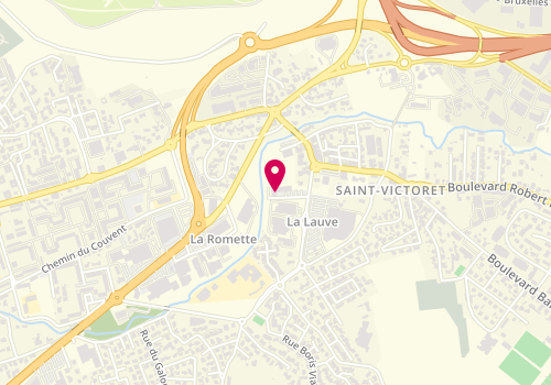 Plan de Villa Saint Vic, La Lauvette, Espace Commercial avenue Jacques Prévert, 13730 Saint-Victoret