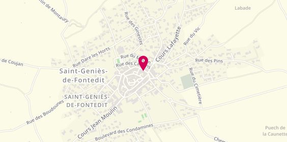 Plan de COURTAT Vincent, 5 Cours Louis Philippe, 34480 Saint-Geniès-de-Fontedit
