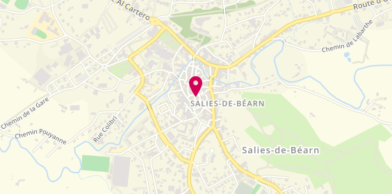 Plan de À la Fraich', 16 place du Bayaa, 64270 Salies-de-Béarn